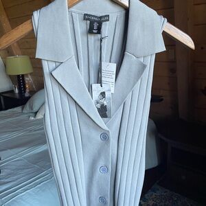 Sincerely Jules Light Gray Textured Blazer